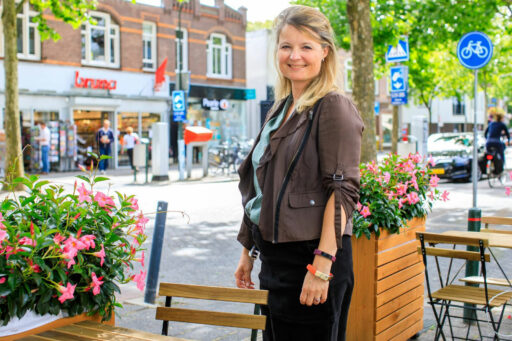 Renske Schriemer gebiedsmanager van winkelstraat De Gijsbrecht van Amstel
